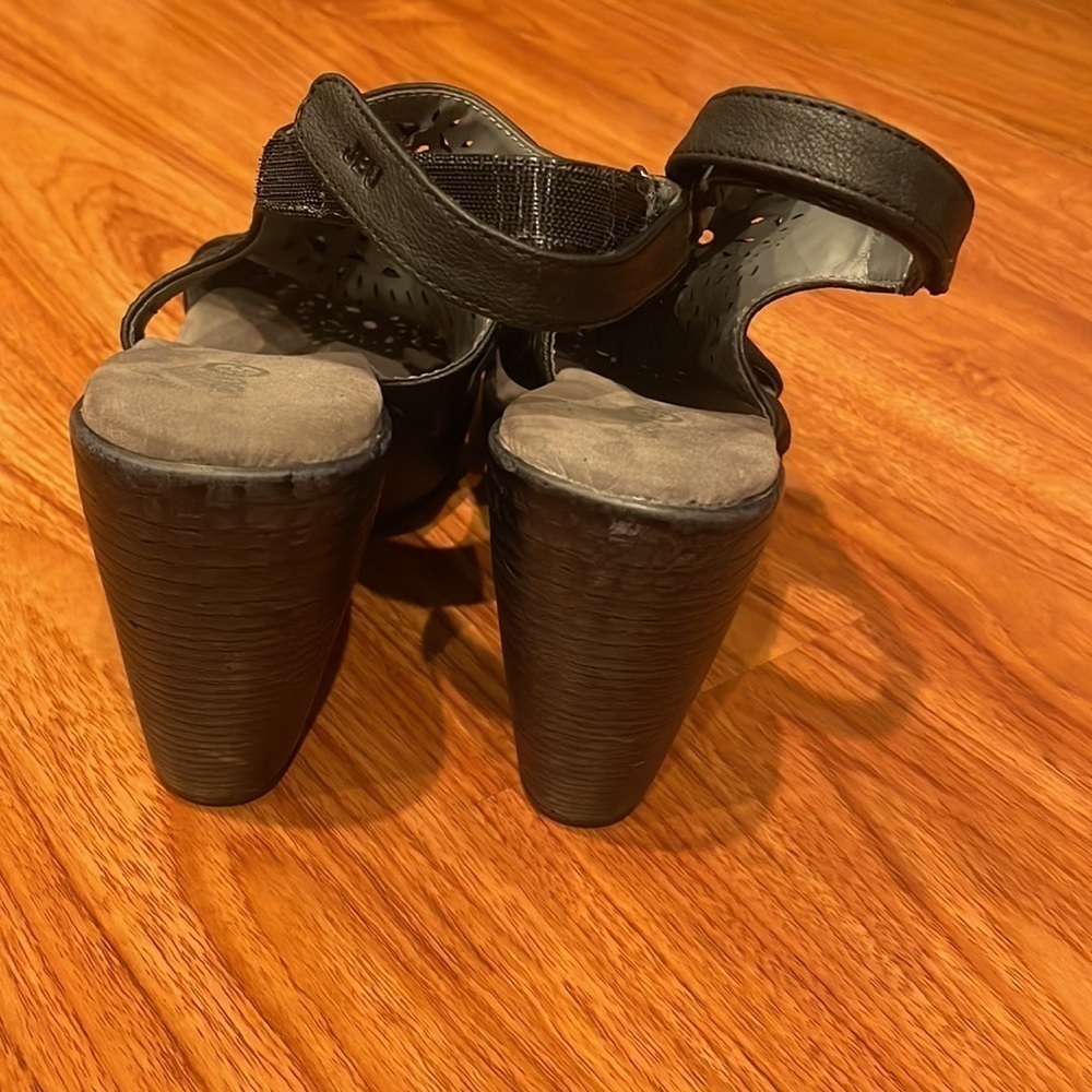 Jbu wedges womens size7.5 black​​​​​​​​​ - Picture 8 of 8